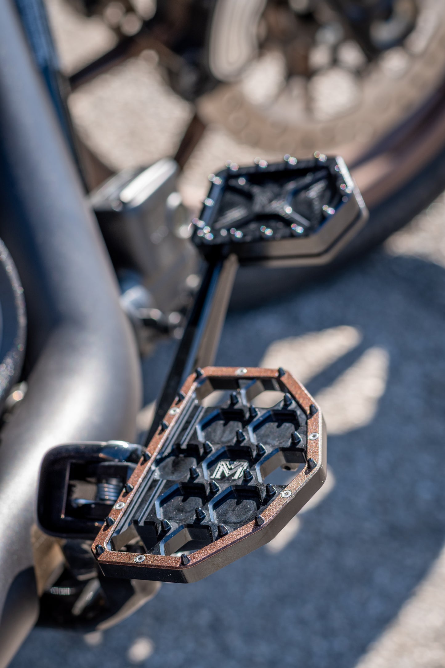 Cover rear brake cross SOFTAIL M8/SPORTSTER