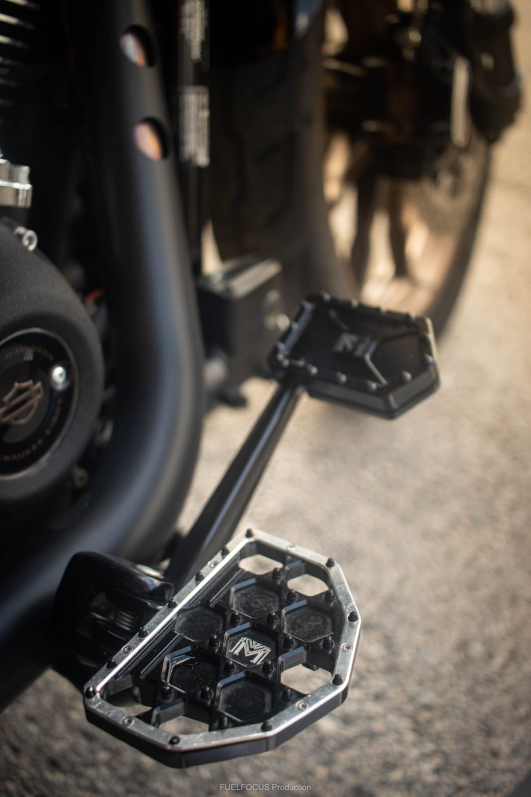 Cover rear brake cross SOFTAIL M8/SPORTSTER